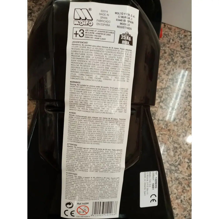 Мотоциклет Бъги Moltó Advance Червен 92 x 47 x 63 cm