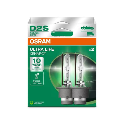 МОТОЦИКЛЕТНА ЛАМПА 66240ULT D2S 35W P32D-2 DUOBOX OSRAM