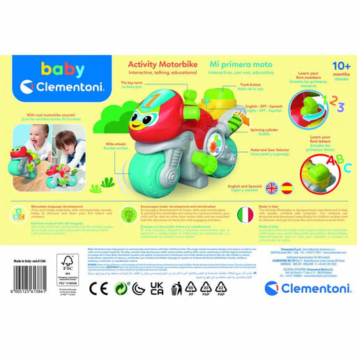 Мотоциклет Бъги Clementoni Многоцветен 30 x 21 x 13 cm