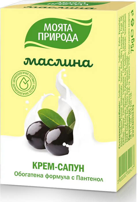 Твърд сапун с маслина, 75 g