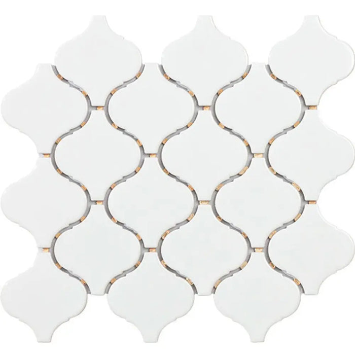 МОЗАЙКА INTERMATEX FLAME WHITE GLOSS 24.6X28 CM