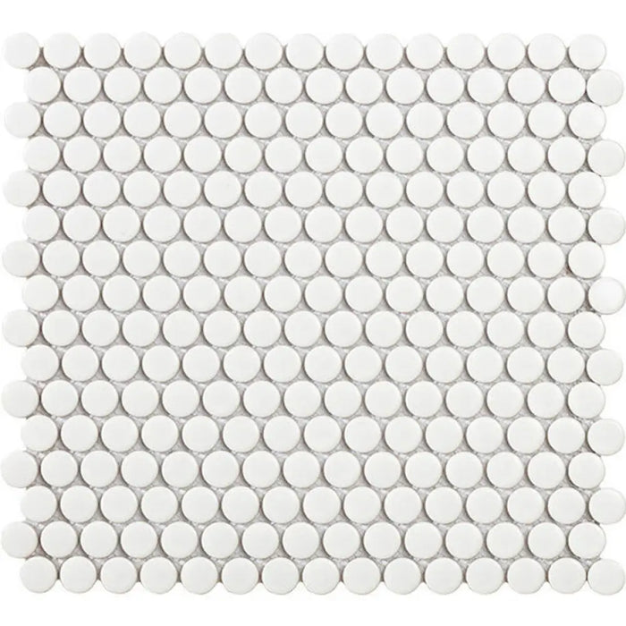 МОЗАЙКА INTERMATEX PENNY WHITE MATT 29.1X31.5 CM