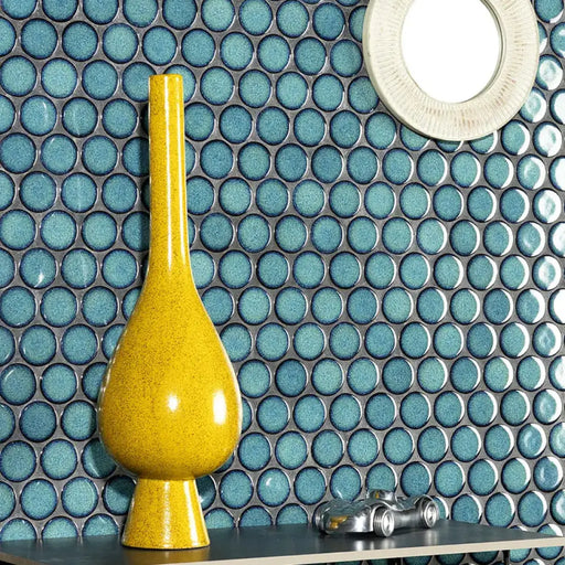 МОЗАЙКА INTERMATEX ROUND TEAL