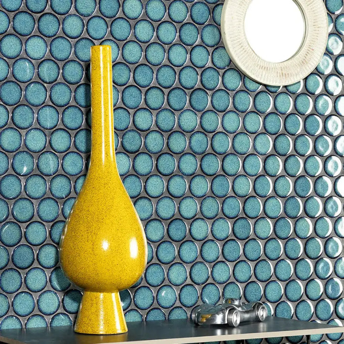 МОЗАЙКА INTERMATEX ROUND TEAL