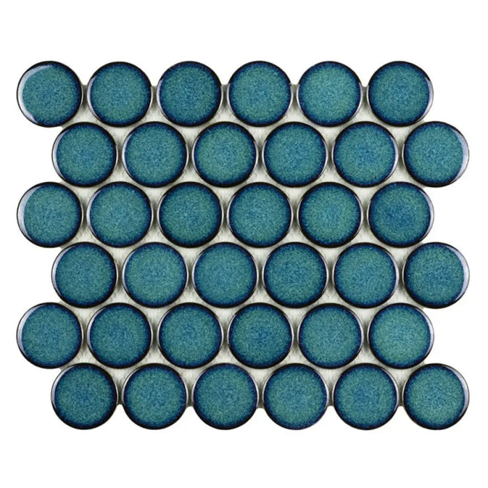 МОЗАЙКА INTERMATEX ROUND TEAL