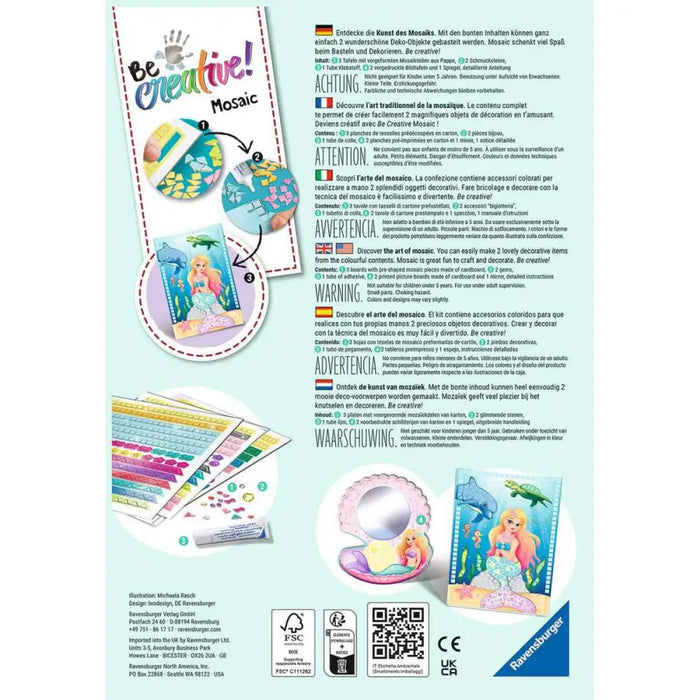 Мозайка Ravensburger Be Creative Mosaic