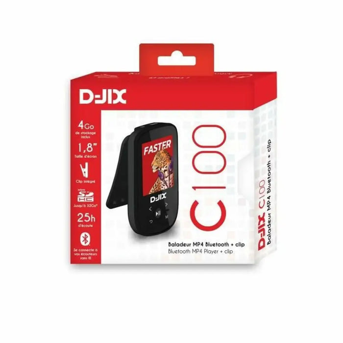 MP4 плейър Logicom C100 4 GB Bluetooth Черен