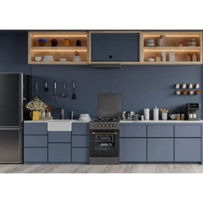 MPM MPM-56-KRM-13 Готварска печка на газ/електричество Черна