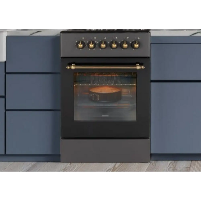 MPM MPM-56-KRM-13 Готварска печка на газ/електричество Черна