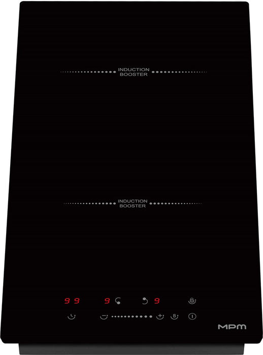 MPM MPM-30-IM-18 котлон Черен Вграден 29 см Индукционен котлон със зони 2 зона(и)