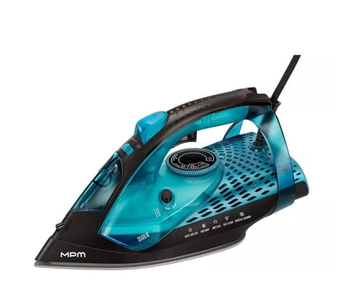 MPM MZE-29 Парна ютия 3500 W Син, Черен