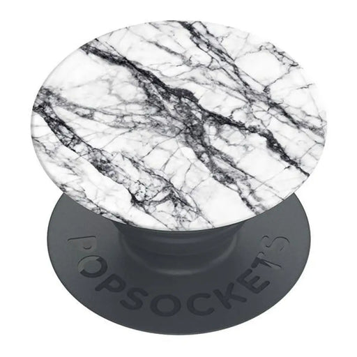 Мраморен държач и стойка за телефон Popsockets 2 от бял