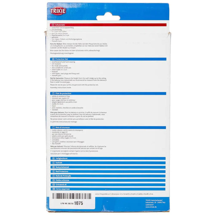 Мрежа за безопасност Trixie 44343 Котка Прозрачен Найлон 8