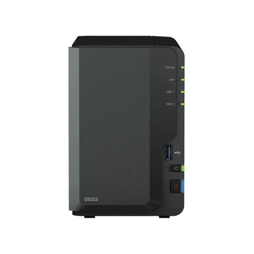 Мрежов сторидж Synology DS223 За 2 диска 2GB Гигабит USB3.2