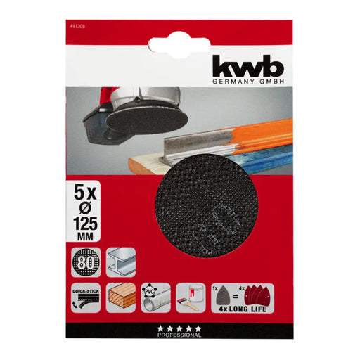 МРЕЖЕСТИ ШКУРКИ 5 БРОЯ Ф125ММ N80 KWB