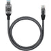 Мрежов кабел Techly ICOC U3A-RJ45-010 Черен Сребърен 1