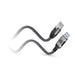 Мрежов кабел Techly ICOC U3A-RJ45-010 Черен Сребърен 1