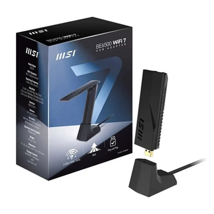 Мрежови адаптер MSI GUBE65 Черен