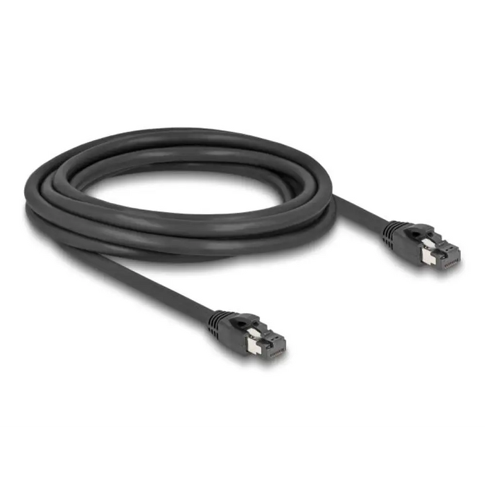 Мрежови кабел Delock Cat.8.1 S/FTP 3 m Дo 40 Gbps Черен