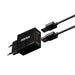 Мрежово зарядно Choetech C0028 с дисплей 11W 2xUSB-A EU