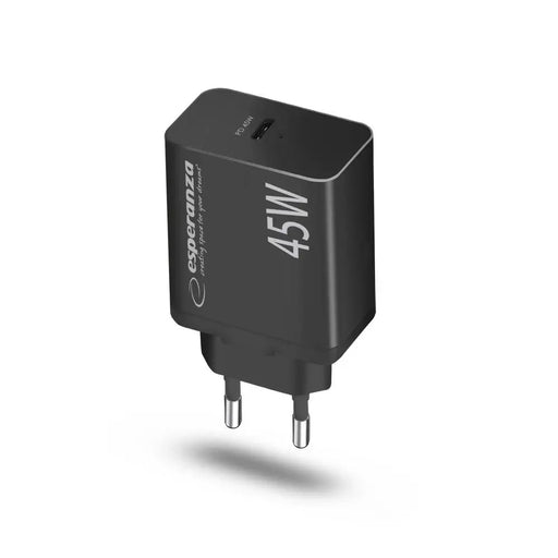 Мрежово зарядно Esperanza EZC108K 45W Черно