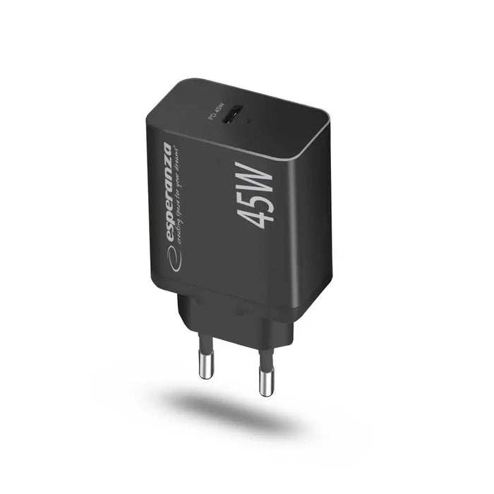Мрежово зарядно Esperanza EZC108K 45W Черно