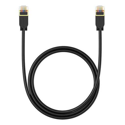 Мрежов кабел Baseus Cat 7 Gigabit Ethernet RJ45 1m черен