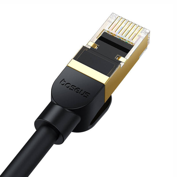 Мрежов кабел Baseus cat.8 Ethernet RJ45 40Gbps 0.5m черен