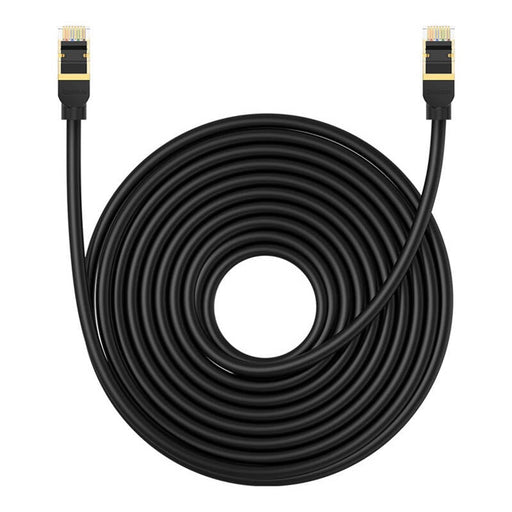 Мрежов кабел Baseus cat.8 Ethernet RJ45 40Gbps 10m черен