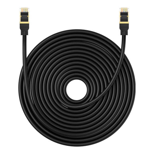 Мрежов кабел Baseus cat.8 Ethernet RJ45 40Gbps 20m черен