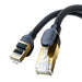 Мрежов кабел Baseus cat.8 Ethernet RJ45 40Gbps 8m черен
