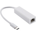 Мрежови адаптер Estillo 10/100 Mbps USB-C 2.0 към RJ45 Бял