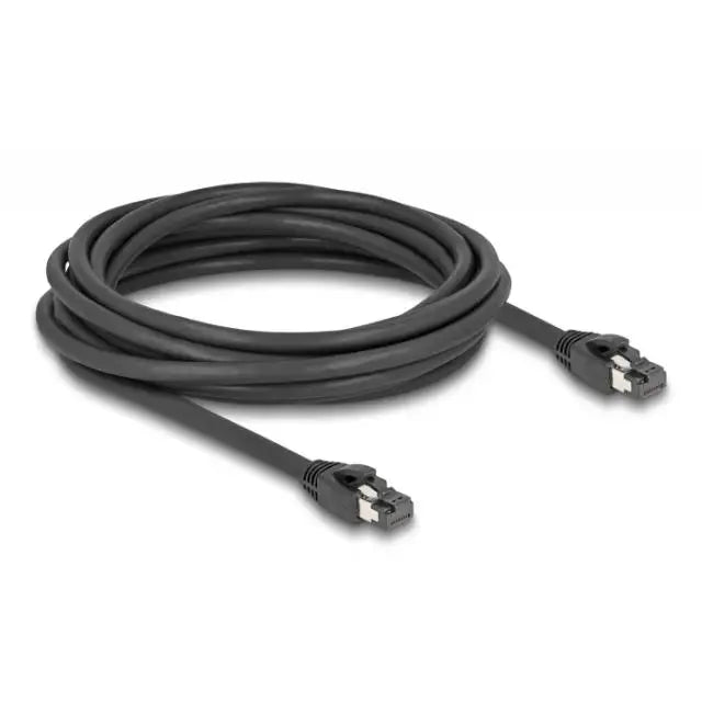 Мрежови кабел Delock Cat.8.1 S/FTP 5 m Доo 40 Gbps Черен