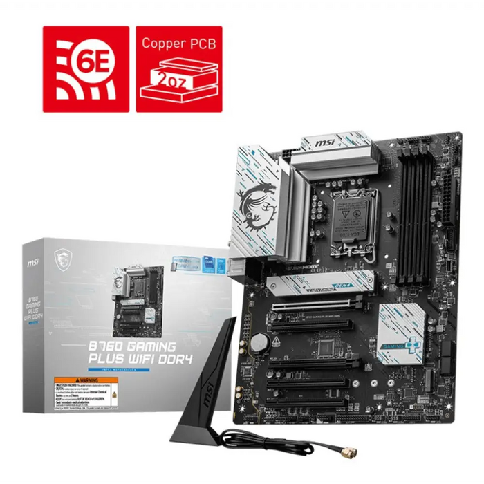 MSI B760 GAMING PLUS WIFI DDR4 дънна платка Intel B760 LGA