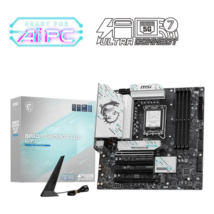 MSI B860M GAMING PLUS WIFI дънна платка Intel B860 LGA 1851