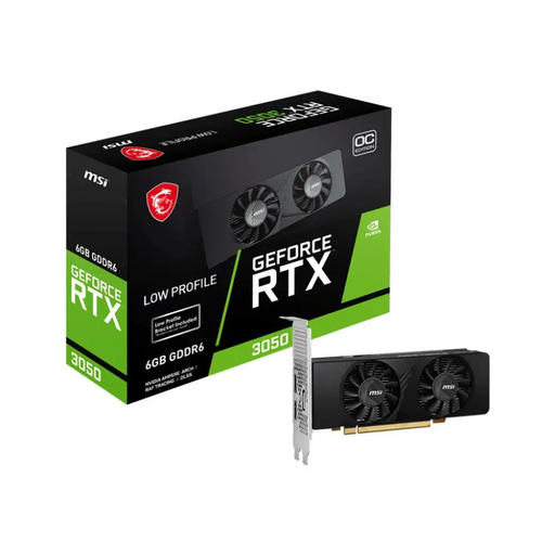 MSI GEFORCE RTX 3050 LP 6G OC графична карта NVIDIA 6 GB