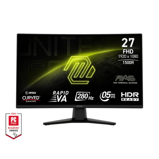 MSI MAG 274CXF 27’’ 0,5 ms 280Hz Rapid VA 1920x1080 (FHD)