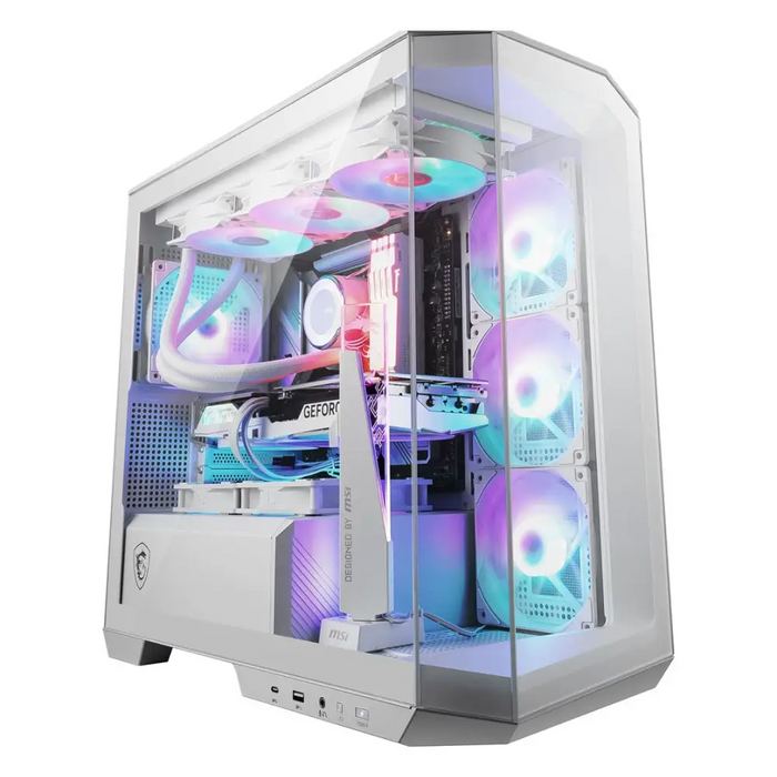 MSI MAG PANO M100R PZ Micro Tower White