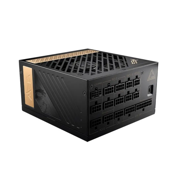 MSI MEG AI1300P PCIE5 захранване 1300 W 24-pin ATX ATX Черен