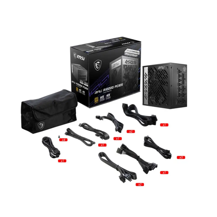 MSI MPG A1000G PCIE5 захранване 1000 W 20 + 4 pin ATX ATX