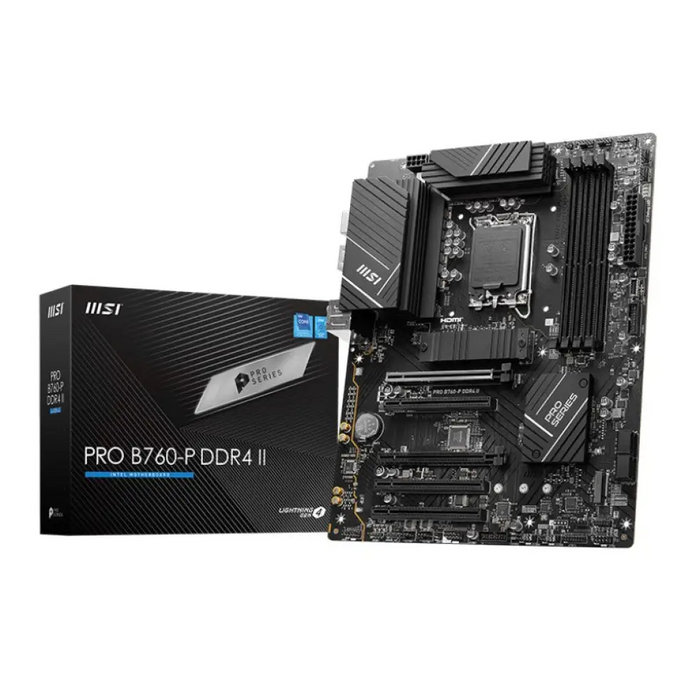 MSI PRO B760-P DDR4 II дънна платка Intel B760 LGA 1700 ATX