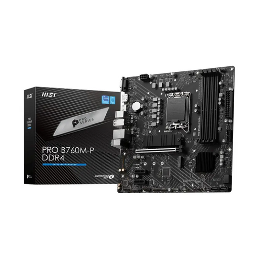 MSI PRO B760M-P DDR4 дънна платка Intel B760 LGA 1700 micro