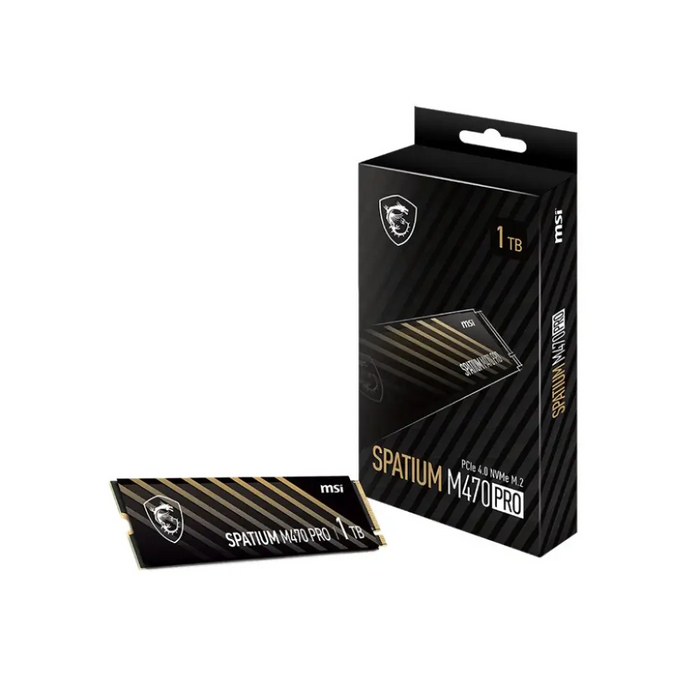 MSI Spatium M470 PRO PCIe 4.0 NVMe M.2 1TB PCI Express 4.0
