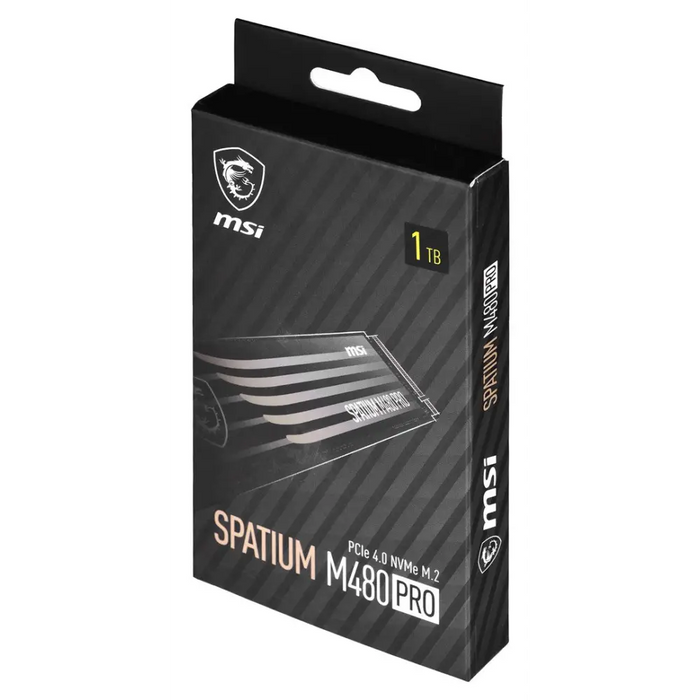 MSI SPATIUM M480 PRO PCIe 4.0 NVMe M.2 1TB PCI Express 4.0