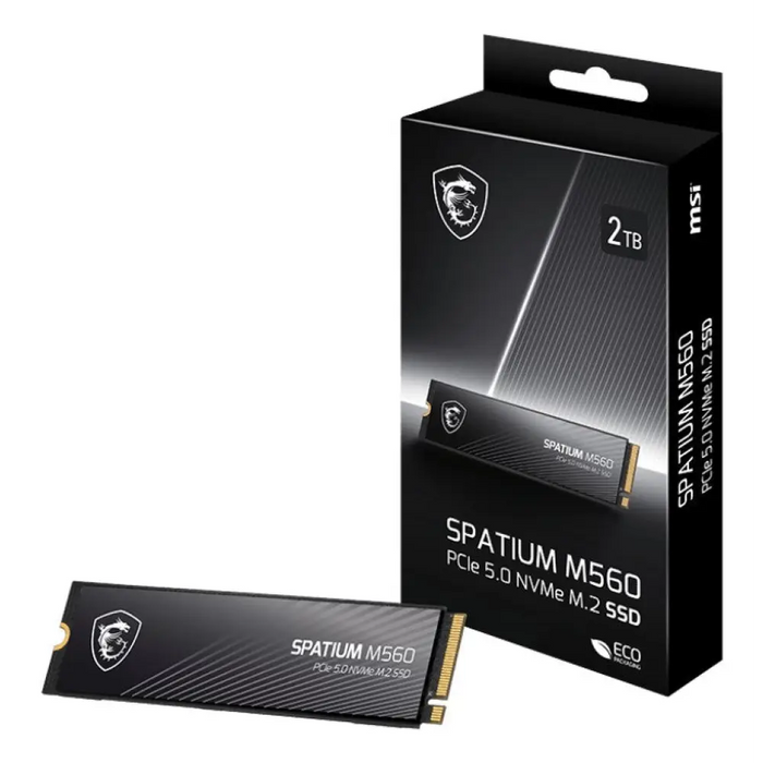 MSI Spatium M560 PCIE 5.0 NVME M.2 2 TB PCI Express 5.0 3D