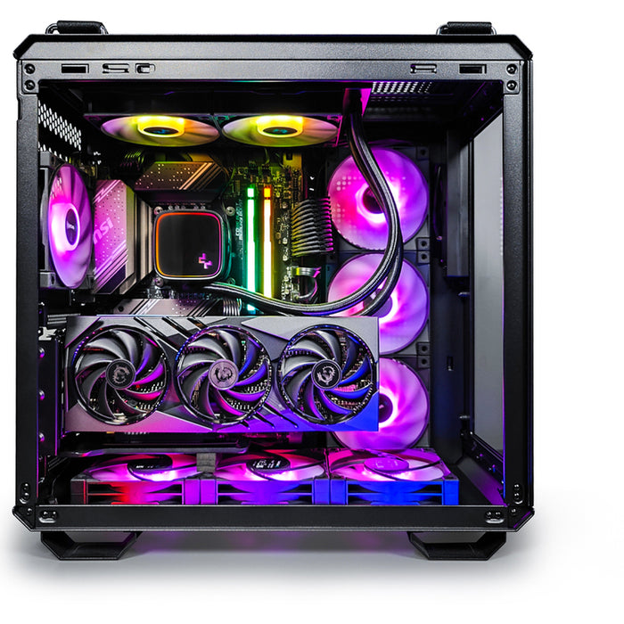 Гейминг настолен компютър с течно охлаждане на процес GRIGS ORION MAX INTEL CORE I5-14600KF, GEFORCE RTX4070 SUPER GAM X SL, RAM ПАМЕТ 16+16 GB, 6000 MHz