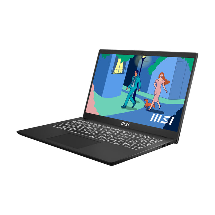 Лаптоп MSI MODERN 15 B7M 9S7-15HK12-456 15.6 ", AMD RYZEN 5 7430U, RAM 16 GB, SSD 512 GB, AMD RADEON GRAPHICS, WINDOWS 11, CLASSIC BLACK