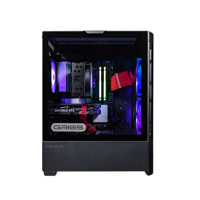 Гейминг настолен компютър GRIGS SPARK MAX AMD RYZEN 5 7500F, GEFORCE RTX5060 8 GB GAMING OC, RAM ПАМЕТ 16+16 GB, 6000 MHz