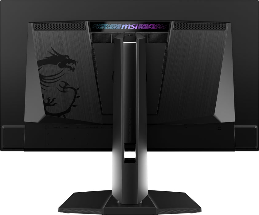 MSI MPG 272URX QD-OLED геймърски монитор, 26.5", 0.03ms, 240Hz, 3840x2160, G-SYNC, AMD FreeSync Premium Pro, AI Vision, конзолен режим, ClearMR 13000, HDR True Black 400, Type-C (98W PD), DP(2.1a), 2xHDMI(2.1), USB хъб, Pivot, Heigh Adj., VESA, черен, 8.1