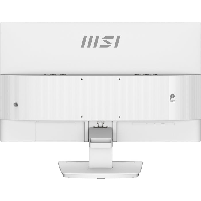 MSI PRO MP241W E14V Професионален бизнес монитор, 23.8", 1ms, 144Hz VA, 1920x1080, AMD FreeSync, EyesErgo, Anti-flicker, Eye-Q Check, Project Mode, HDR Ready, 250nits AG, 3500:1, 100M:1, sRGB 98%, DP, HDMI, Tilt, VESA 100, Бял, 2.94kg